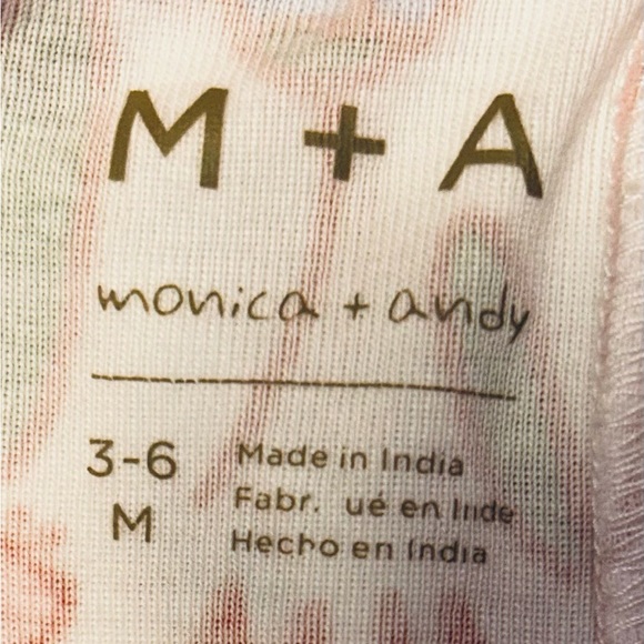 Monica and Andy floral romper sz 3-6 months EUC smoke free home - Picture 4 of 4